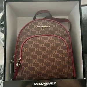 Karl Lagerfeld | Bags | Karl Lagerfeld Monogram Backpack Nwt 